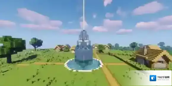 我的世界手游喷泉广场怎么制作 我的世界喷泉广场制作图文教程