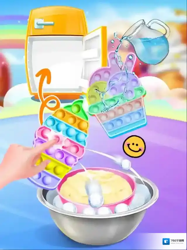 弹出冰淇淋配料