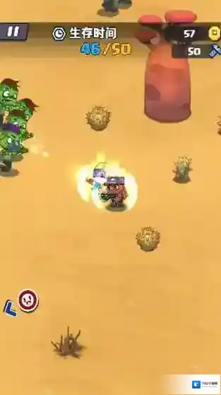 战斗女武神打僵尸一人