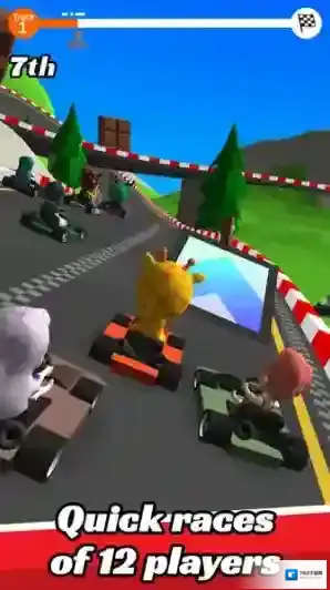 动物卡丁车游戏