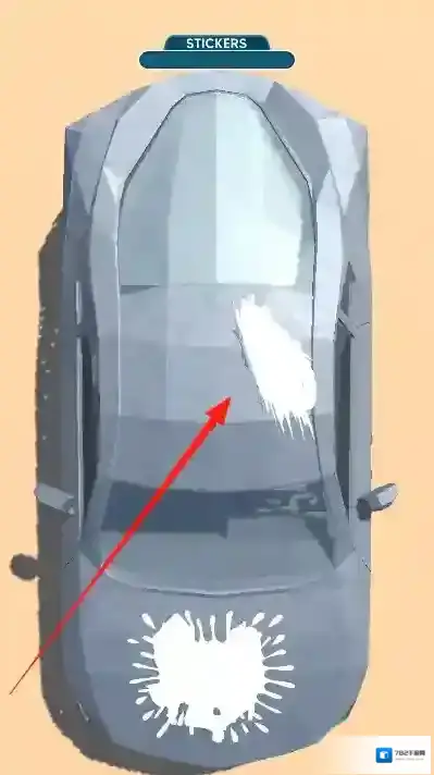 汽车涂鸦3d贴纸