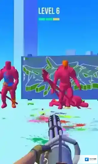 彩弹射击3D游戏