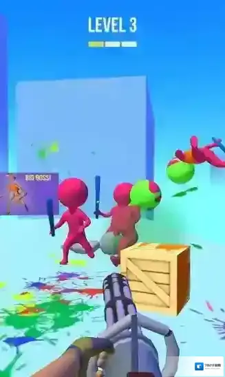 彩弹射击3D玩家