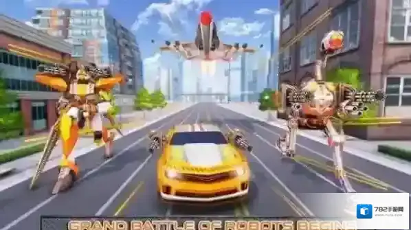 鸵鸟机器人汽车变形战争城市