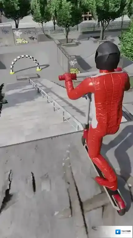 弹弓滑板车游戏赛道