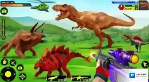 野生恐龙狩猎袭部位