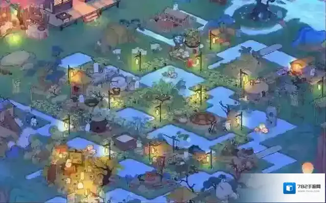 桃源深处有人家布局