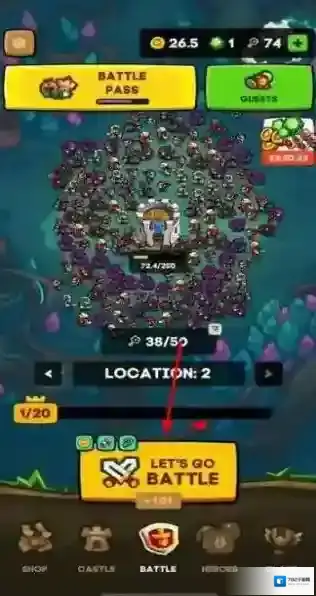 守卫塔防御敌人