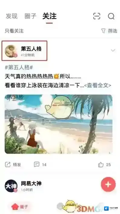 网易大神关注