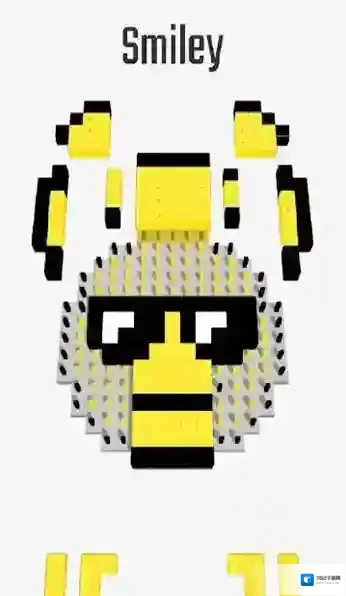 杂乱的像素方块像素