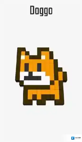 杂乱的像素方块创作