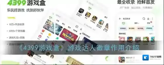 《4399游戏盒》游戏达人徽章作用介绍