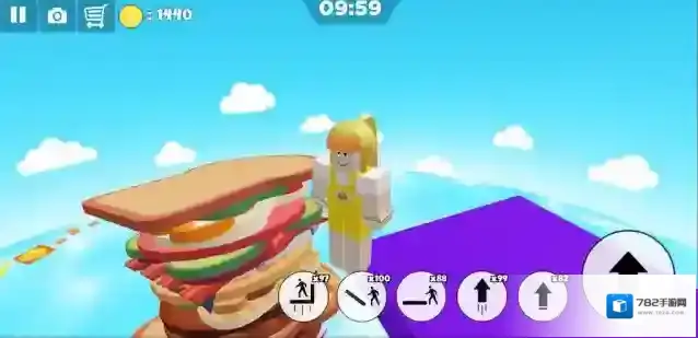 逃脱三明治岛跑酷场景