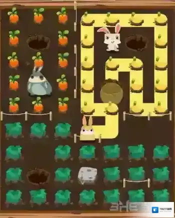 兔子复仇记兔子洞里67关怎么过 第三章第67关三星图文攻略