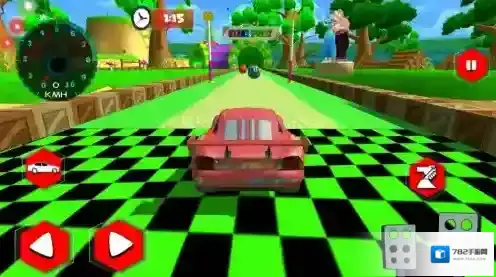 快速闪电赛车游戏