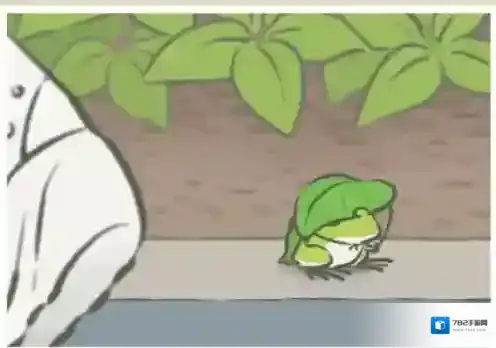 旅行青蛙街边躲雨明信片介绍 街边躲雨图鉴