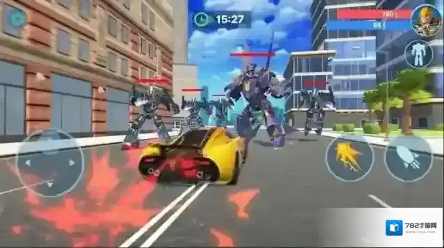 变形战斗机器人变形