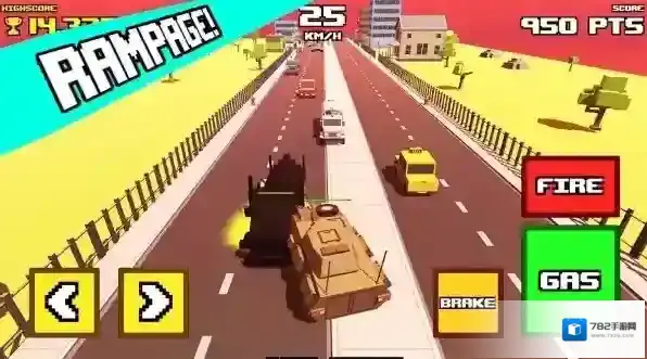 疯狂之路坦克横冲直撞坦克