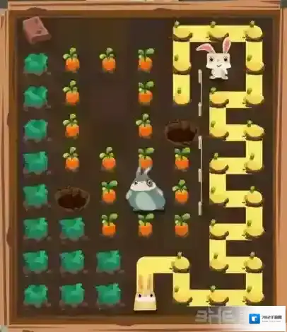 兔子复仇记兔子洞里12关怎么过 第三章第12关三星图文攻略