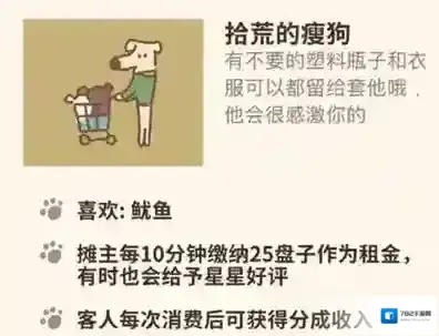 动物餐厅拾荒的瘦狗怎么解锁 来访条件介绍