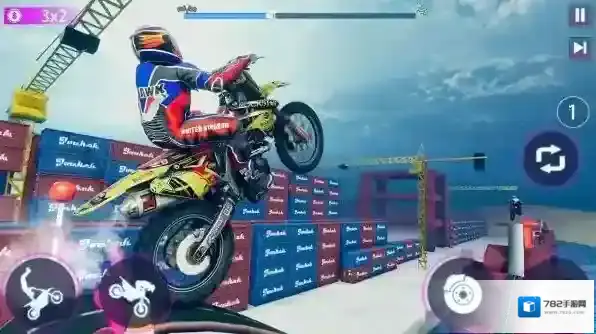 真正摩托车特技赛道