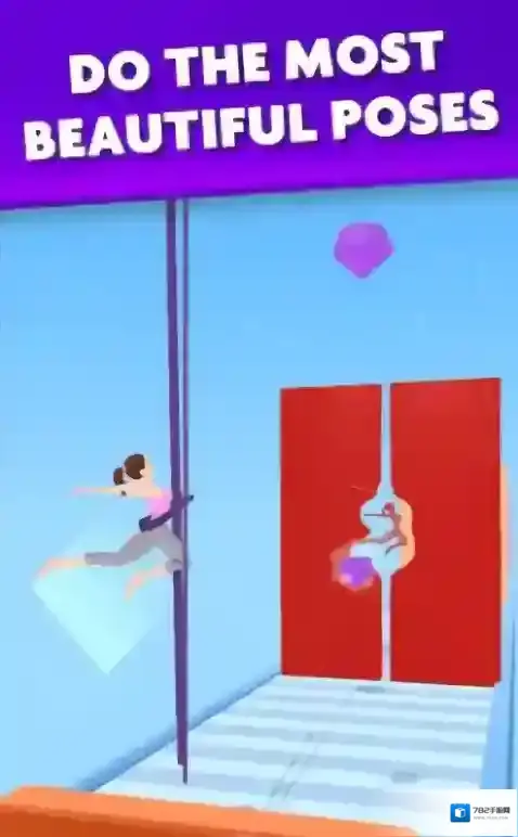 瑜伽吊绳跑秀瑜伽