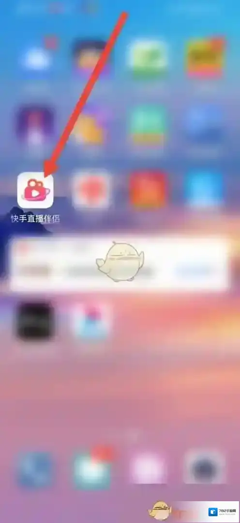 快手直播伴侣手机打开