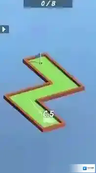 精湛的高尔夫击球