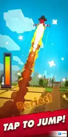 喷漆小鸡背包跳跃飞行