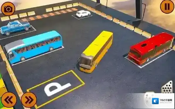 重型客车停车场模拟器驾驶