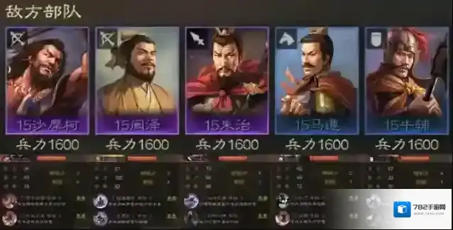 三国志战棋版阵容