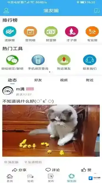 蒲公英社区客户端(蒲公英论坛)功能