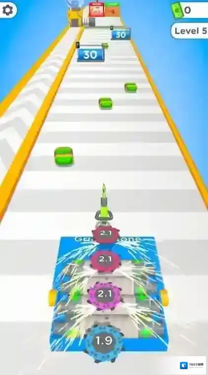 切割冲刺跑物件