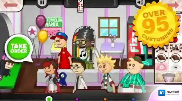 老爹的纸杯蛋糕店家具